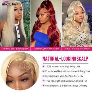 WDBY Beauty – Ishow Hair Brazilian Blonde Transparent Lace Wig
