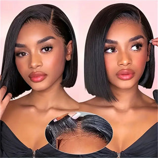Wear Go Glueless 8x6 Lace Closure 6x4 Glueless Wig Human Hair Ready To Wear 13x4 Lace Frontal Glueless Bob Wig On Sale