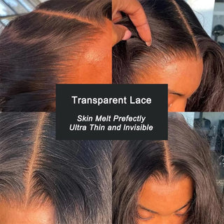 Straight Human Hair Bundles with Frontal Closure 100% Virgin Hair 3 Bundles with 13x4 Lace Frontal Bundles with 4x4 Lace Closure