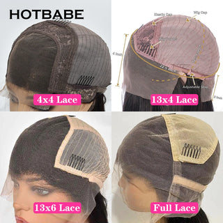 WDBY Beauty Deep Curly Full Lace Human Hair Wig – 13x6 HD Brazilian Lace Frontal Wig