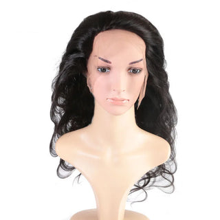 Body Wave 360 Lace Closure Frontal Straight Lace Front Women Brazilian Raw Virgin Human Hair Pre-Plucked Hairline Natural Color