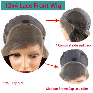WDBY Beauty – Light Brown Blonde Highlight 360 Full Lace Front Wig (13x6 HD Lace Frontal)