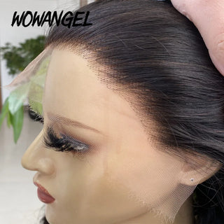 Body Wave Bundles with HD Lace Closure Peruvian Hair Bundles with Frontal Remy Hair Invisible Lace Melt Skins Hair Extensions
