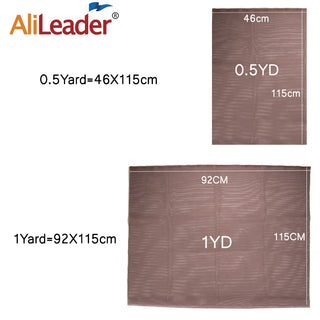 WDBY Beauty Swiss Lace Mesh – Invisible Wig Base Cap Material for Lace Frontals & Closures (1/4 Yard)