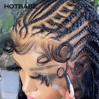 WDBY Beauty Deep Curly Full Lace Human Hair Wig – 13x6 HD Brazilian Lace Frontal Wig