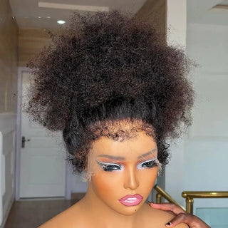 WDBY Beauty 26” Kinky Curly Deep Wave Lace Front Wig – Glueless High Density Synthetic Wig