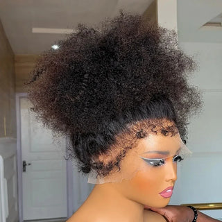 WDBY Beauty 26” Kinky Curly Deep Wave Lace Front Wig – Glueless High Density Synthetic Wig