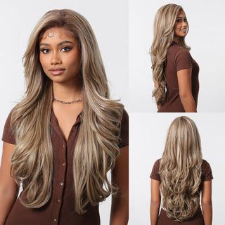WDBY Beauty Short Bob Lace Part Wig – Heat Resistant Synthetic Hair (Natural Look, Daily Wear)