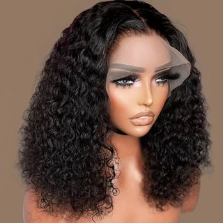 Glueless Wear & Go Kinky Curly Bob Wig – 180% Density Human Hair | WDBY Beauty