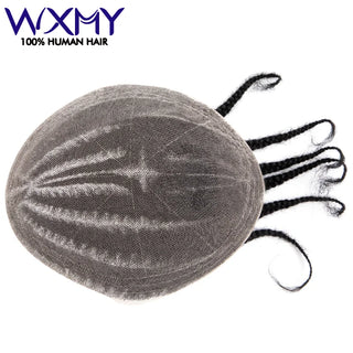 Braids Full Lace Base Toupee Men's Wig Male Hair Prosthesis Crochet Braids Lace  afro Wigs Human Hair Systems  For Black Men
