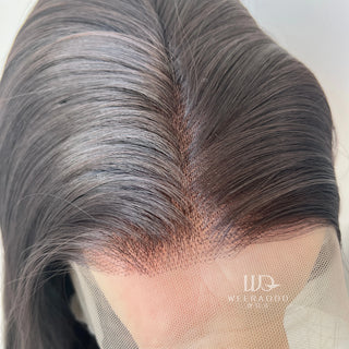360 Black Lace Front Wig for Women 26inch Long Straight 13x4 HD Synthetic Lace Wigs for Daily Use Cosplay High Quality