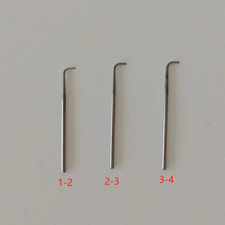 Ventilation needles and holders for Hand made Lace Frontals Wigs Closures .