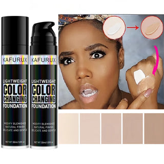Magic Color-Changing Foundation Liquid – Soft Matte Long-Lasting Coverage | WDBY Beauty
