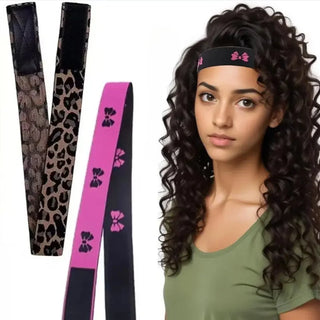  Adjustable Leopard Headband for Closure Frontal Wigs  Elastic Lace Melting Band for Wig Edges Keep Wig Grip No Slip ﻿ ﻿ ﻿ ﻿ ﻿
