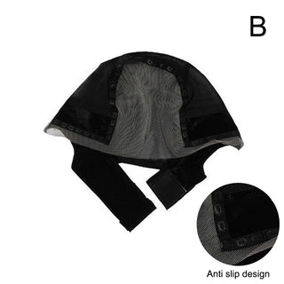 WDBY Beauty Headband Wig Cap – Non-Slip U Part Lace Wig Cap with Adjustable Velvet Wig Grip