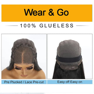 Pre Cut Lace Wig Human Hair Ready to Wear 13x4/13x6 Transparen Lace Frontal Wigs Body Wave 5x5 Closure Wigs 360 Full Lace Wig