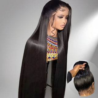 30–32” HD Lace Front Wig – 13x6 Straight 200% Density Human Hair | WDBY Beauty