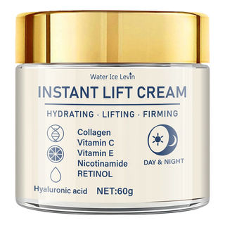Facial Firming and Lifting Cream - Rich in Hyaluronic Acid and Retinol, Tightens and Lifts the Skin, Moisturizes the Skin, Suitable for All Skin Types, Daily Skincare Product