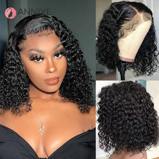 Kinky Curly Bob Lace Closure Wig – 5x5 Brazilian Human Hair | WDBY Beauty