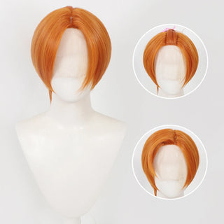 Short Cosplay Lace Front Wig Heat Resistant Multi-Color