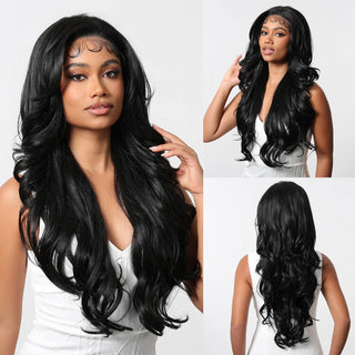 WDBY Beauty Short Bob Lace Part Wig – Heat Resistant Synthetic Hair (Natural Look, Daily Wear)