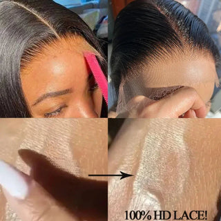 5x5 HD Lace Closure Only Bone Straight 6x6 7x7 Human Hair Closures Pre Plucked 13x4 13x6 HD Lace Frontal Only Body Wave Closure