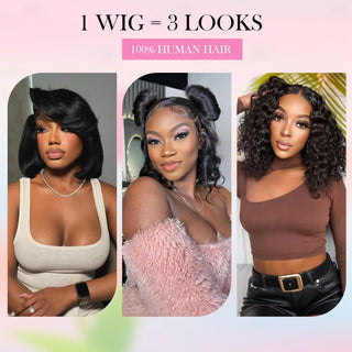 WDBY Beauty – Straight Bob HD Lace Front Wig (13x4 Glueless Human Hair Wig for Black Women)