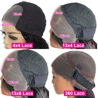 Glueless Wigs Human Hair Wear And Go Body Wave 13×6 HD Lace Frontal Wig 13×4/360 HD Transparent Lace Preplucked For Women VLAV