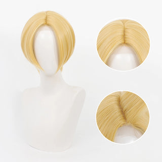Short Cosplay Lace Front Wig Heat Resistant Multi-Color