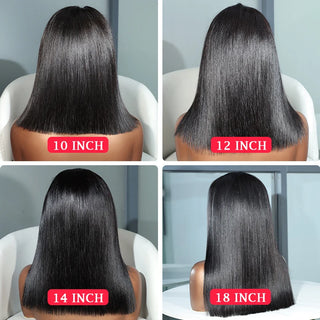 WDBY Beauty 5x5 Glueless Raw Vietnamese Bob Wig – 13x6 Pre-Plucked Human Hair Lace Front Wig