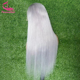 13x4 lace front wig silver grey 613 colors 13x6 HD clear lace front wig human hair wig for black women brazilian remy wig