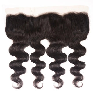 UNice Body Wave 13x4 Lace Frontal Only 100% Human Hair Pre Plucked Ear To Ear Lace Frontal Free Part