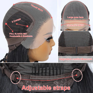 Latisha Lace Frontal Wigs Synthetic 24 Inch Loose Curl Pre Plucked Lace Frontal Wig For Women Highlight With Baby Hair 13X6 Wigs