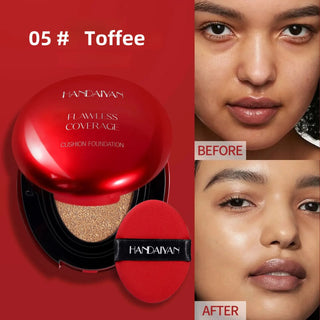 Korean Air Cushion Foundation - Light Natural Moisturizing Concealer Whitening Oil-Control Women's Long-lasting Makeup Base