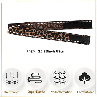  Adjustable Leopard Headband for Closure Frontal Wigs  Elastic Lace Melting Band for Wig Edges Keep Wig Grip No Slip ﻿ ﻿ ﻿ ﻿ ﻿