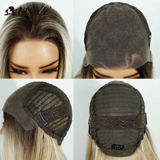WDBY Beauty Ombre Brown Lace Front Wig – 20” Pre-Plucked 13x6 Wear & Go Wig