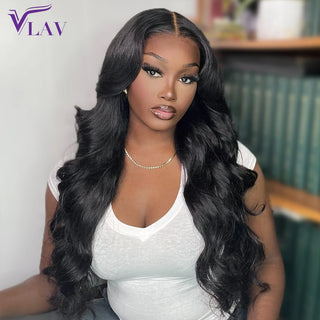 Glueless Wigs Human Hair Wear And Go Body Wave 13×6 HD Lace Frontal Wig 13×4/360 HD Transparent Lace Preplucked For Women VLAV