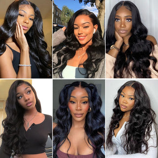 Body Wave Human Hair Bundles With Closure 4x4 Free Part Pre Plucked Brazilian Bundles With Closure Remy Hair Extension AliPearl