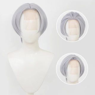 Short Cosplay Lace Front Wig Heat Resistant Multi-Color