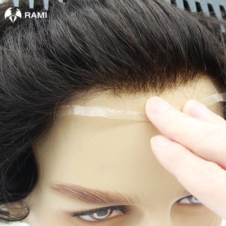 WDBY Beauty Full Lace Men’s Hair System – Remy Indian Human Hair Toupee for Men