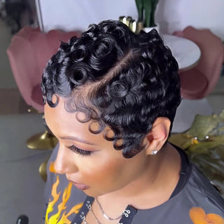 WDBY Beauty – Body Wave Pixie Cut HD Lace Front Wig (13x4 Glueless, Pre‑Plucked 100% Human Hair)