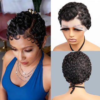 WDBY Beauty – Body Wave Pixie Cut HD Lace Front Wig (13x4 Glueless, Pre‑Plucked 100% Human Hair)