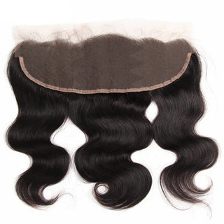 Lace Frontal Closure 13x4 Body Wave Brazilian Human Hair Pre Plucked With Baby Hair Natural Color Remy Hair Extensions For Women