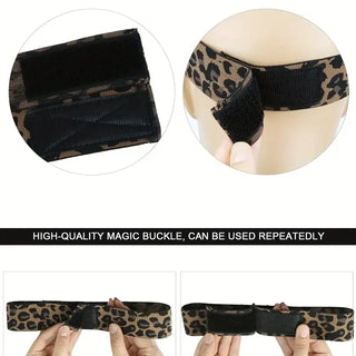  Adjustable Leopard Headband for Closure Frontal Wigs  Elastic Lace Melting Band for Wig Edges Keep Wig Grip No Slip ﻿ ﻿ ﻿ ﻿ ﻿