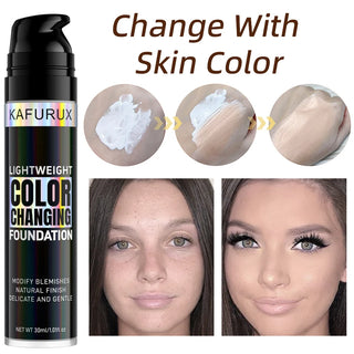 Magic Color-Changing Foundation Liquid – Soft Matte Long-Lasting Coverage | WDBY Beauty