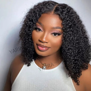 WDBY Beauty – Glueless Curly Bob Lace Wig (4x6 Deep Wave Closure Wig, Pre‑Plucked Brazilian Human Hair)