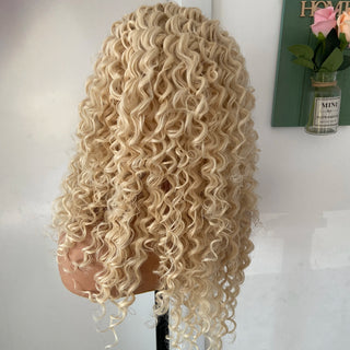 WDBY Beauty – Fashiomag Long Curly #613 Blonde Lace Front Wig (Heat‑Resistant Synthetic, Natural Daily Wear)