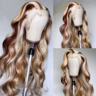 WDBY Beauty – Lavender Purple Long Body Wave Lace Front Wig (13x4 Synthetic / Blend, Heat‑Resistant, Cosplay & Daily Wear)