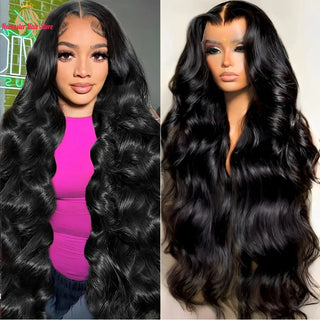 WDBY Beauty – 30–40 Inch Body Wave HD Lace Front Wig (13x4 / 13x6, Pre-Plucked with Baby Hair)