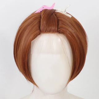 Short Cosplay Lace Front Wig Heat Resistant Multi-Color